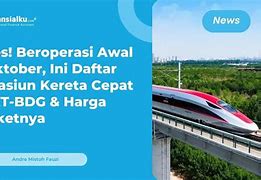 Kereta Cepat Bandung Jakarta Berapa